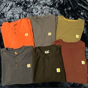 Carhartt bundle of 6 shirts
